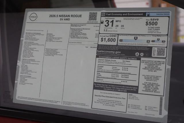 2026 Nissan Rogue SV
