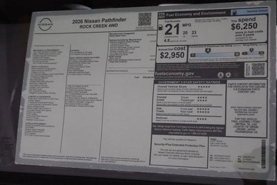 2026 Nissan Pathfinder Rock Creek