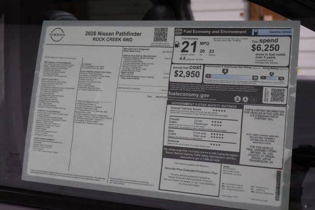 2026 Nissan Pathfinder Rock Creek