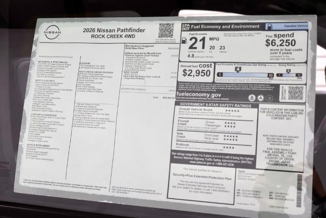 2026 Nissan Pathfinder Rock Creek