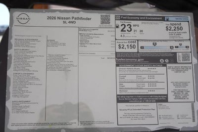 2026 Nissan Pathfinder SL