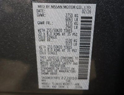 2026 Nissan Pathfinder SL