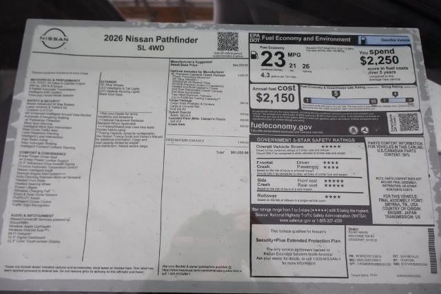 2026 Nissan Pathfinder SL