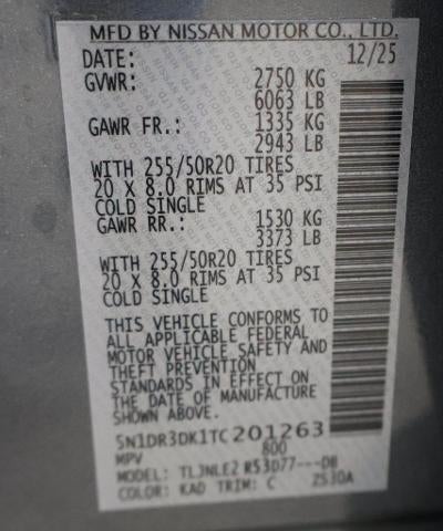 2026 Nissan Pathfinder Platinum