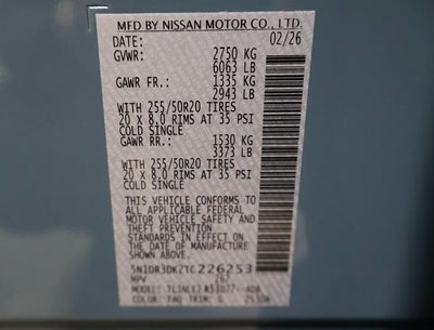 2026 Nissan Pathfinder Platinum