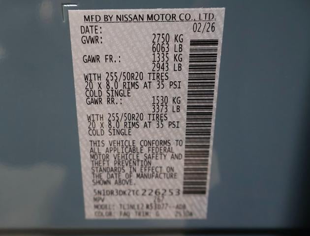 2026 Nissan Pathfinder Platinum