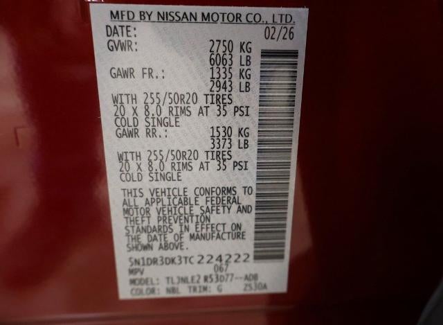 2026 Nissan Pathfinder Platinum