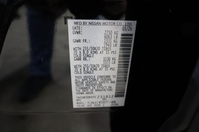 2026 Nissan Pathfinder Platinum