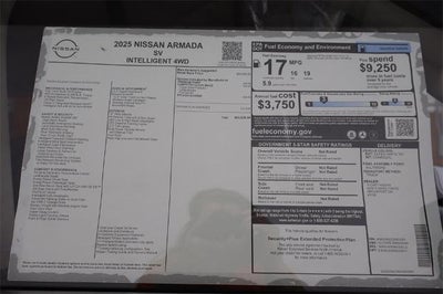 2025 Nissan Armada SV
