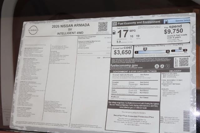 2026 Nissan Armada SV