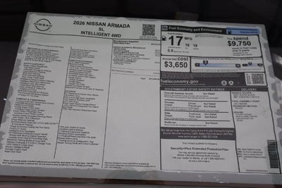 2026 Nissan Armada SL
