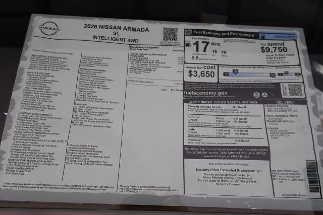 2026 Nissan Armada SL