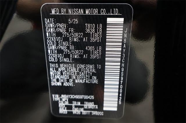 2025 Nissan Armada Platinum Reserve