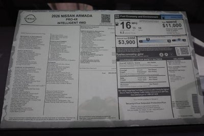 2026 Nissan Armada PRO-4X