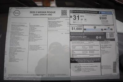 2026 Nissan Rogue Dark Armor