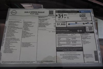 2026 Nissan Rogue Platinum