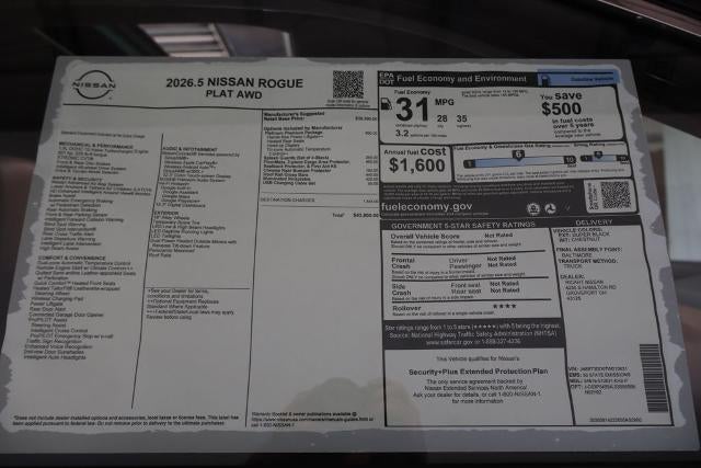 2026 Nissan Rogue Platinum