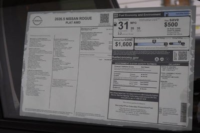 2026 Nissan Rogue Platinum