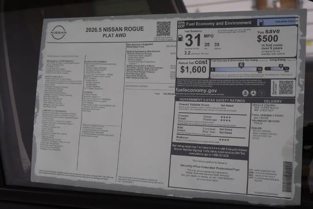 2026 Nissan Rogue Platinum