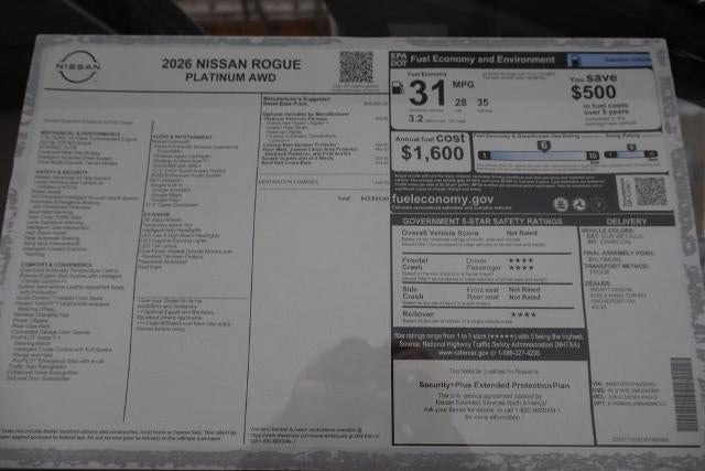 2026 Nissan Rogue Platinum