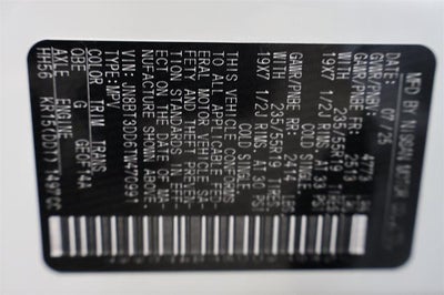 2026 Nissan Rogue Platinum