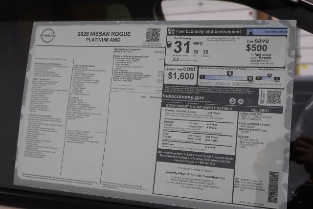 2026 Nissan Rogue Platinum