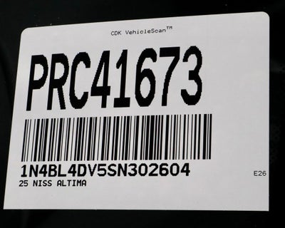2025 Nissan Altima SV