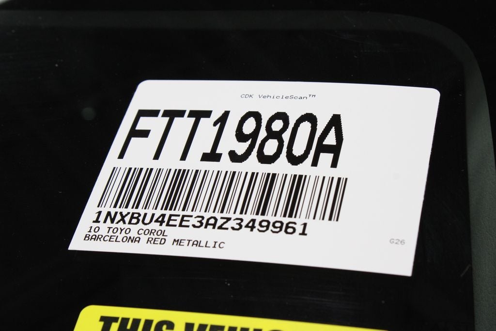 2010 Toyota Corolla Base