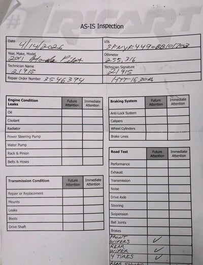 2011 Honda Pilot Touring