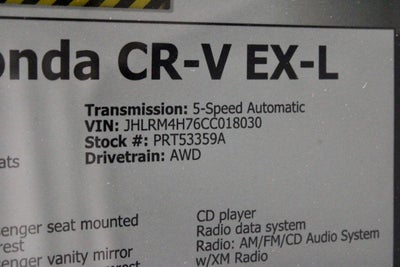 2012 Honda CR-V EX-L