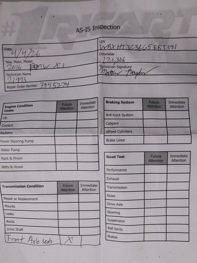 2016 BMW X1 xDrive28i AWD 4dr SAV