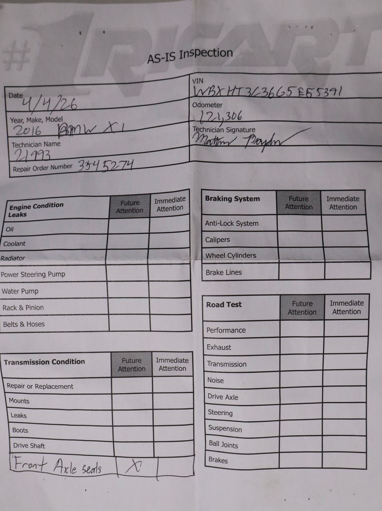 2016 BMW X1 xDrive28i AWD 4dr SAV