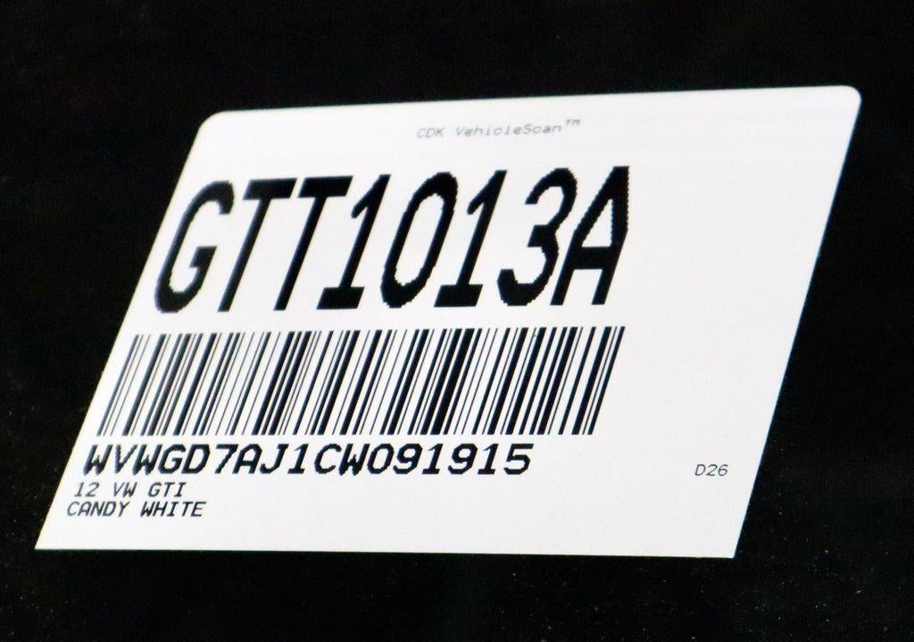 2012 Volkswagen Golf GTI PZEV