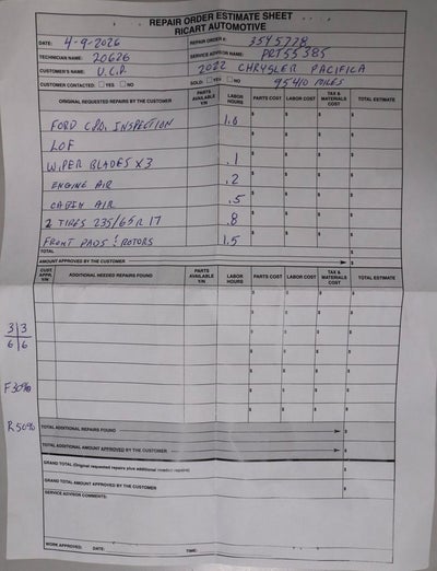 2022 Chrysler Pacifica Touring L FWD