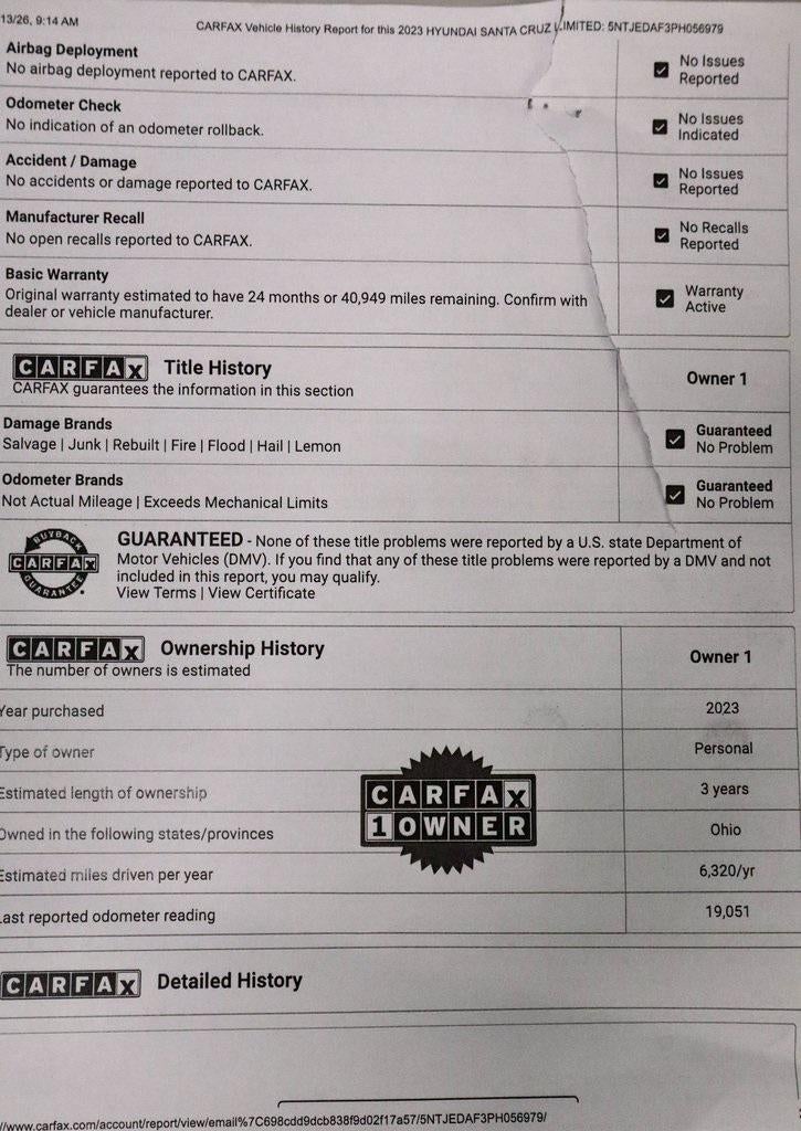 2023 Hyundai SANTA CRUZ Limited AWD
