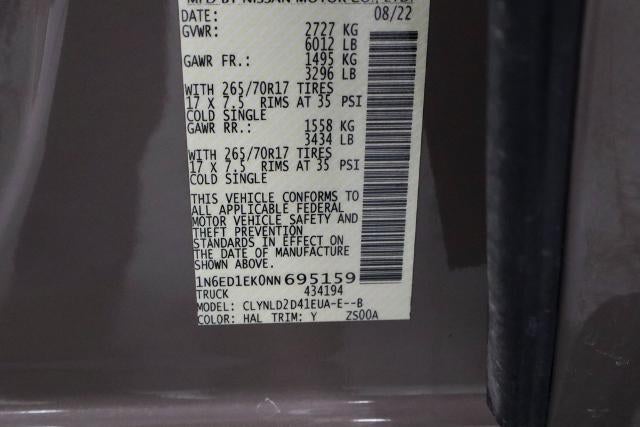 2022 Nissan Frontier PRO-4X