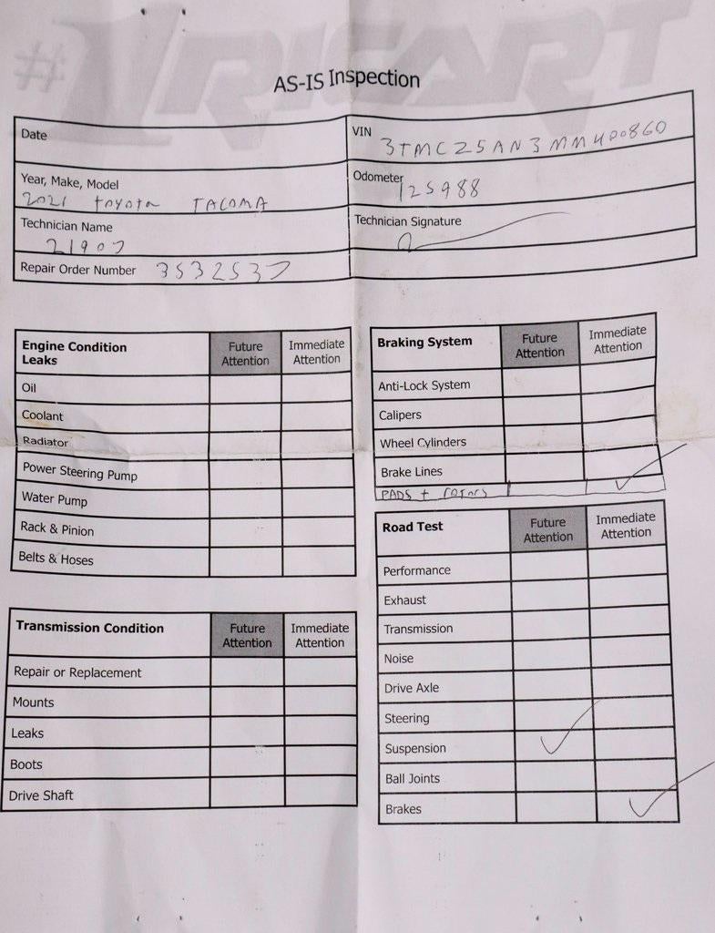 2021 Toyota Tacoma 4WD TRD Off-Road