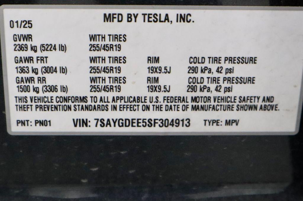 2025 Tesla Model Y Long Range