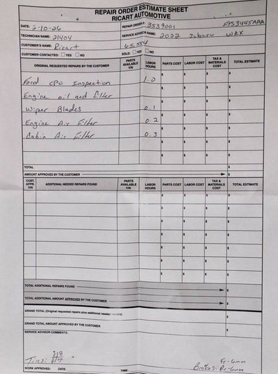 2022 Subaru WRX Premium