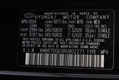 2024 Hyundai PALISADE Calligraphy