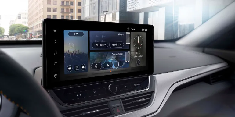 2027 Nissan Altima sedan 12.3-inch HD touch-screen display at Ricart Nissan in Groveport OH