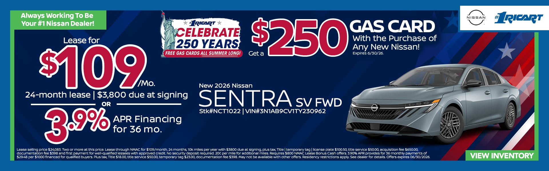 2026 Nissan Sentra