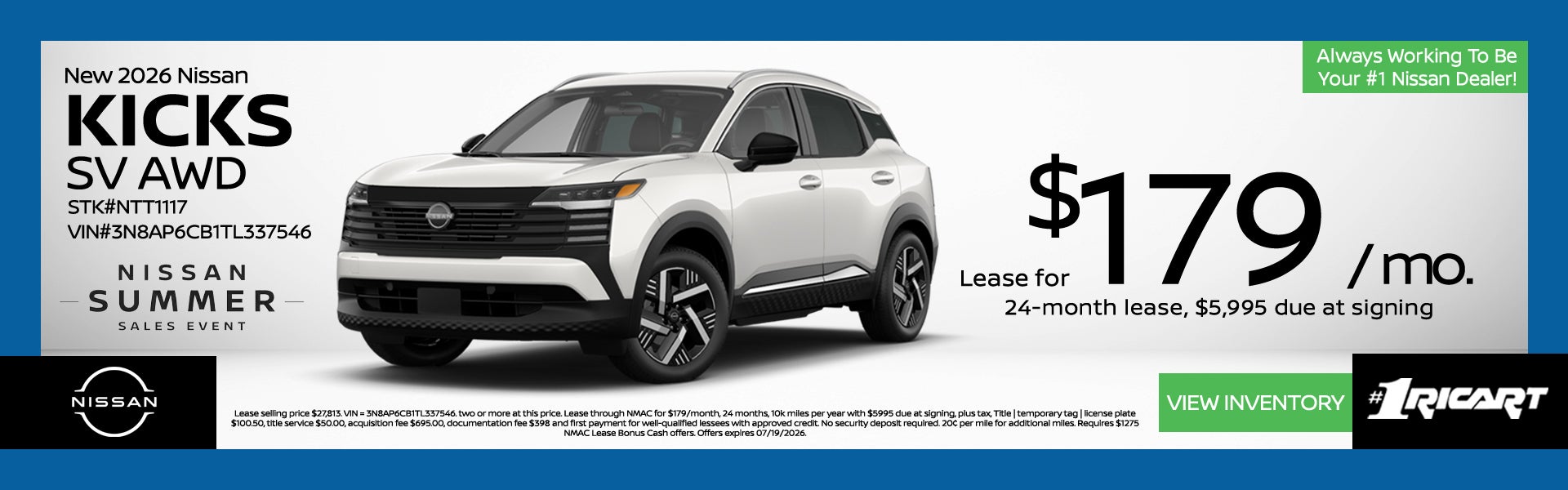 2026 Nissan Kicks