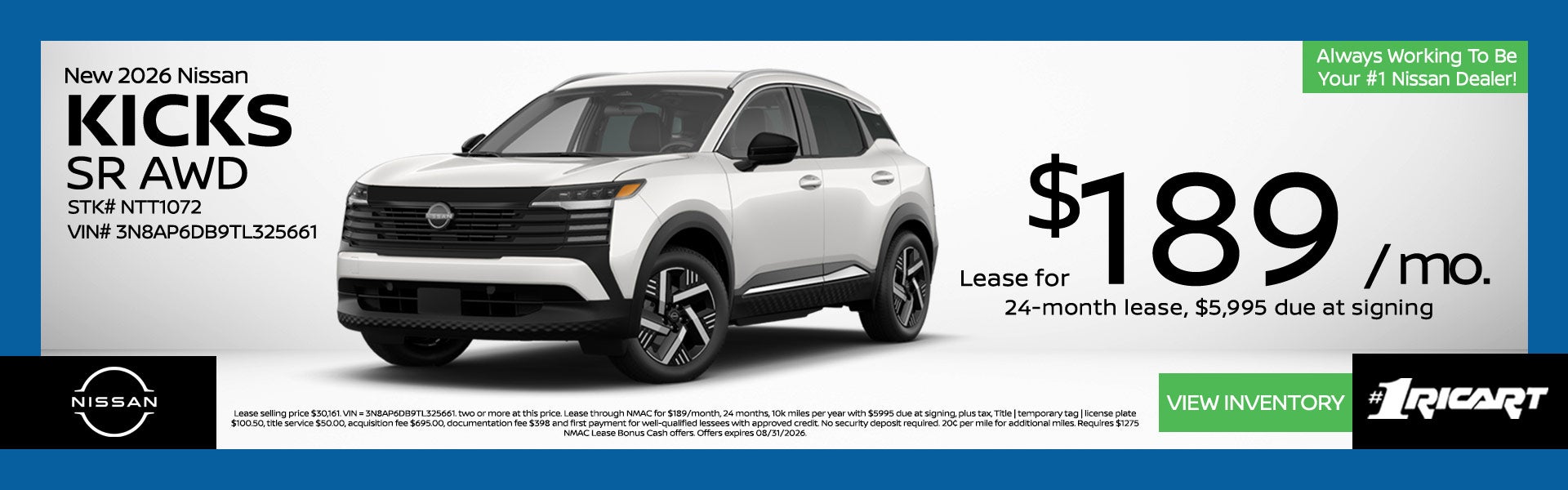 2026 Nissan Kicks