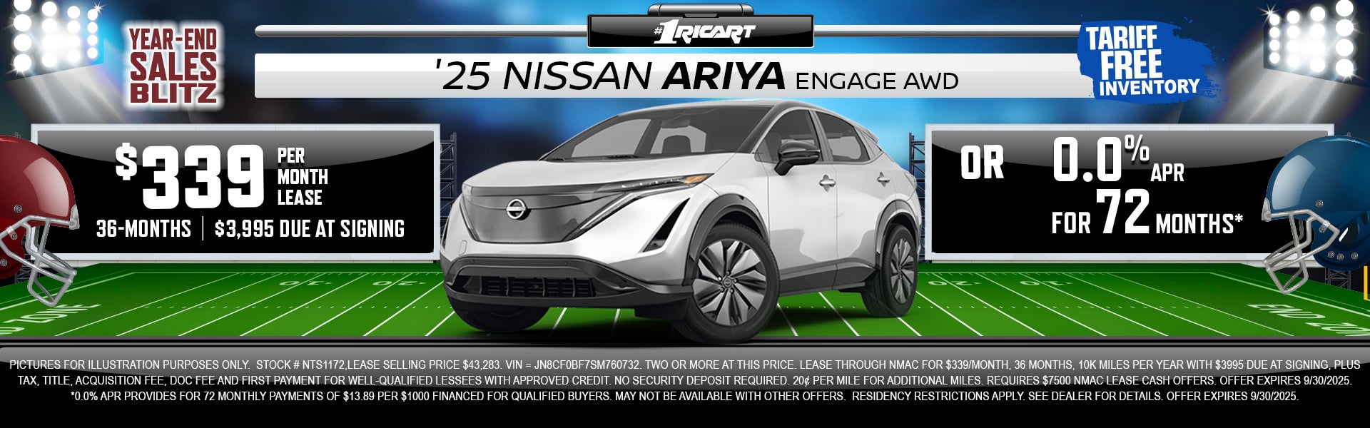 2025 Nissan ARIYA Engage AWD